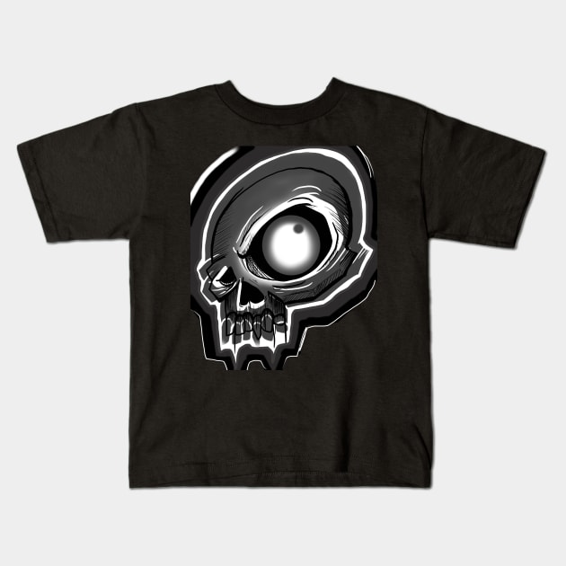 Greyskull Kids T-Shirt by Sing-Toe-Wrote 